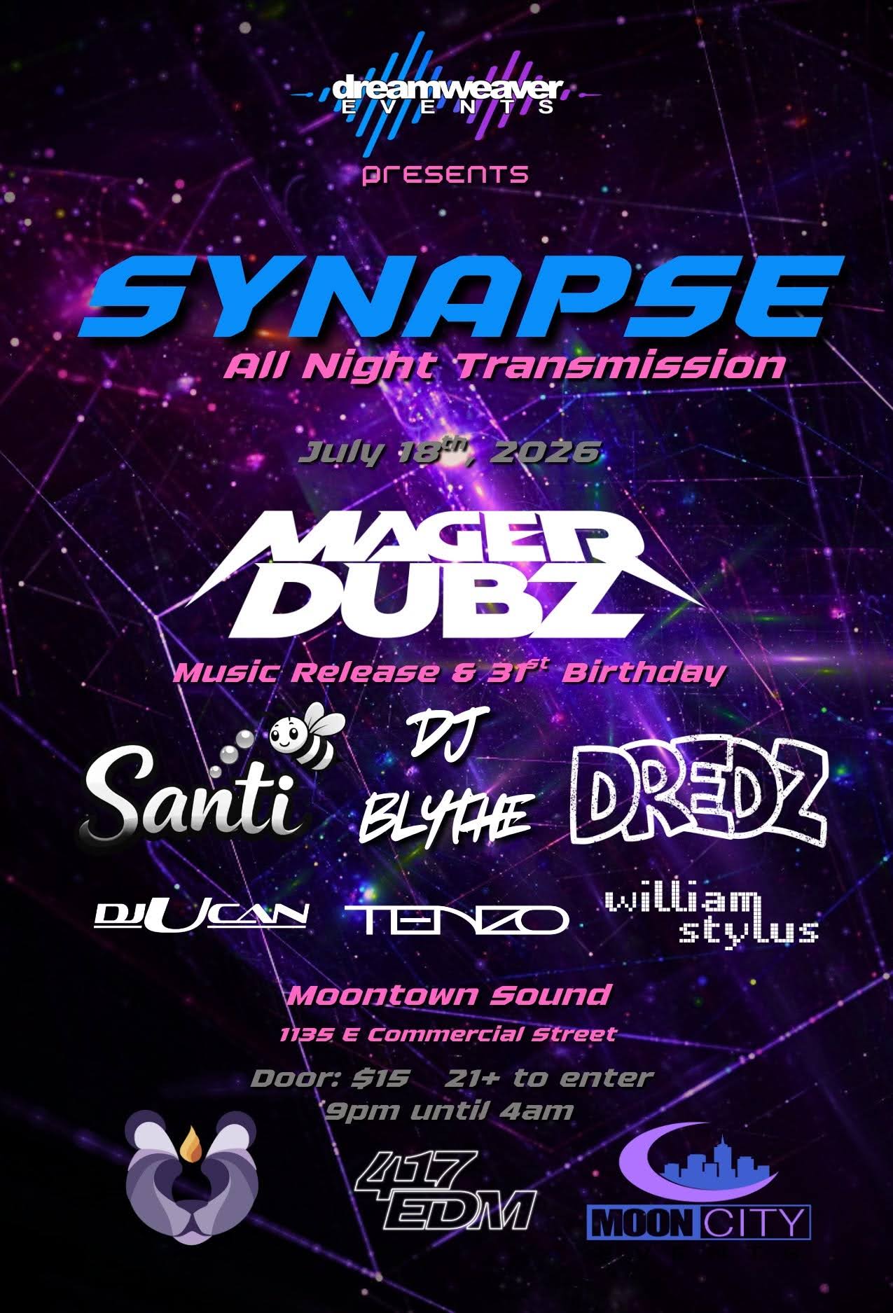 2026-07-17 SYNAPSE All Night Transmission cover